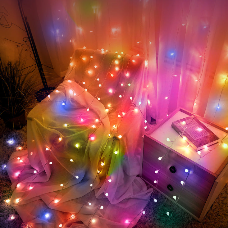 Lampice za jelku sa 200 višebojnih LED dioda 20m