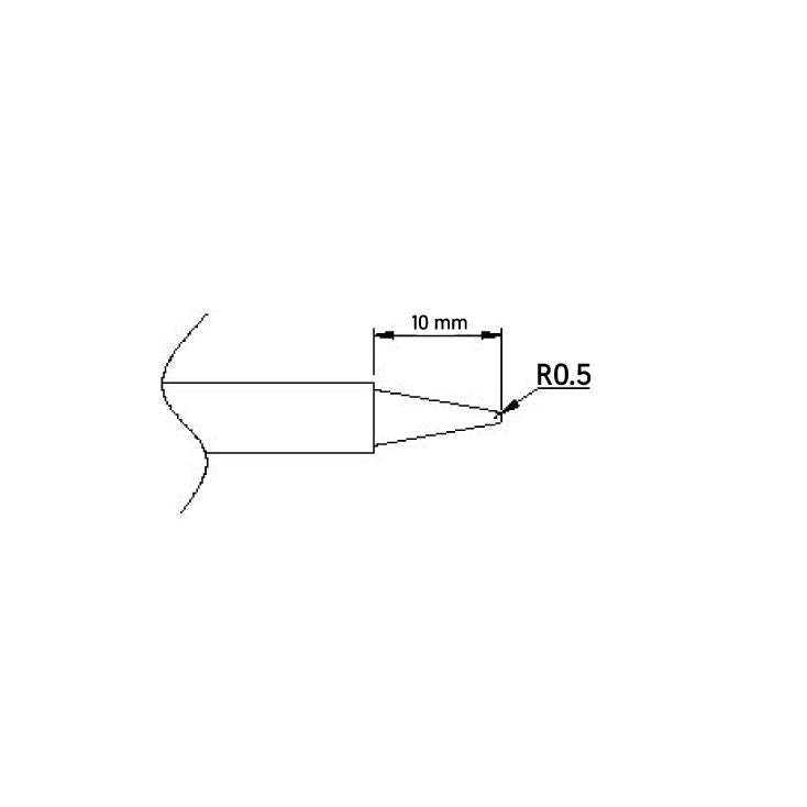 Vrh za lemilicu ZD-8962, 0,5mm