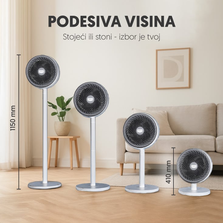 PROSTO stojeći ventilator TURBO, 75W
