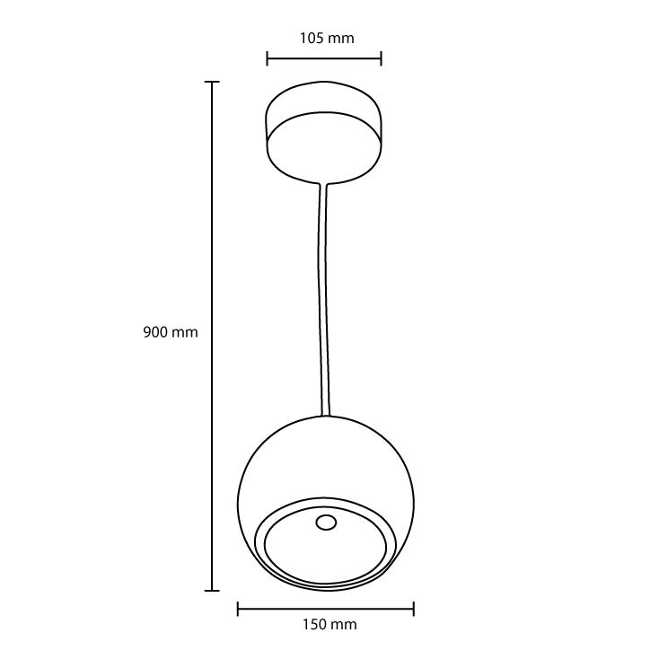 Viseća LED lampa 15W 5000K