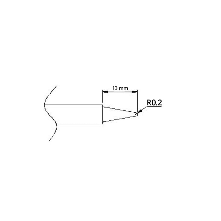 Vrh za lemilicu ZD-8962, 0,2mm