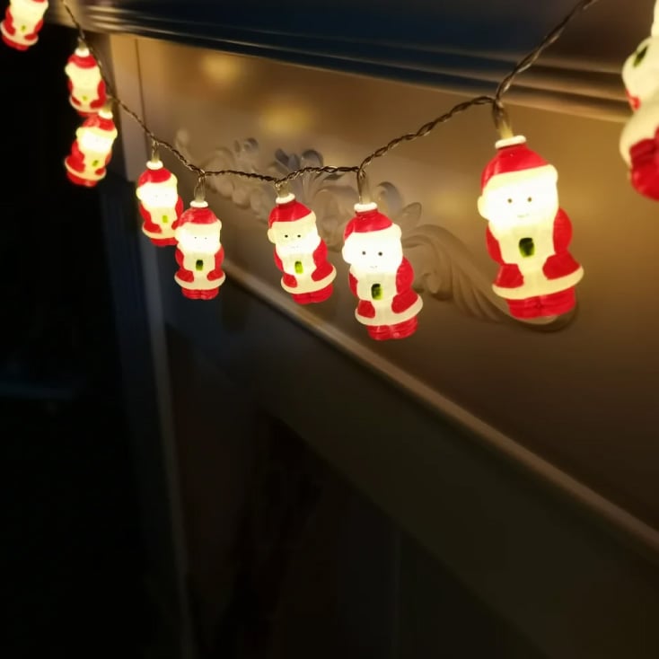LED svetleći niz "deda mrazevi" 1.65m