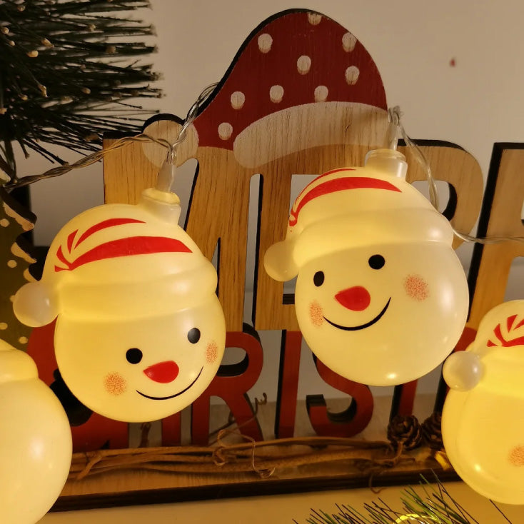 LED svetleći niz "sneško belići" 0.9m