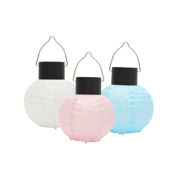 Solarni baštenski lampion niz - 3 kom.