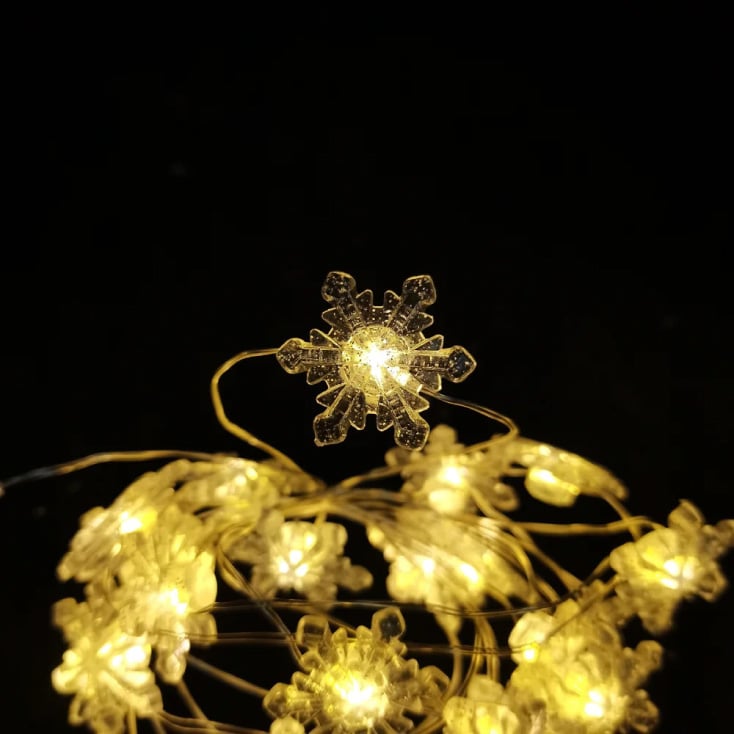 LED svetleći niz "pahulje" 0.9m