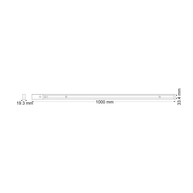 OSRAM bela monofazna šina 1m