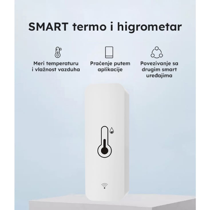 Wi-Fi smart termometar i higrometar -20° do 60°C