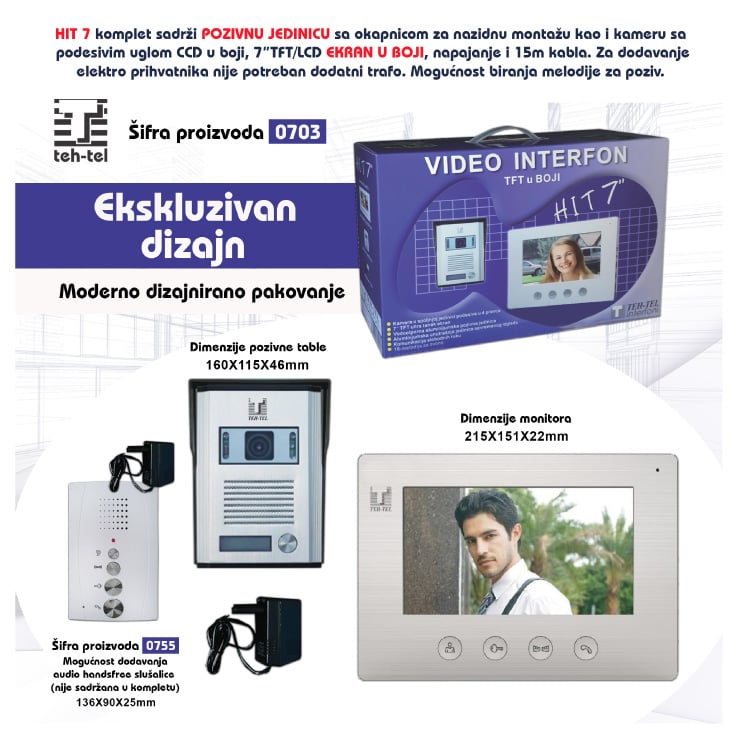 Kolor video interfon