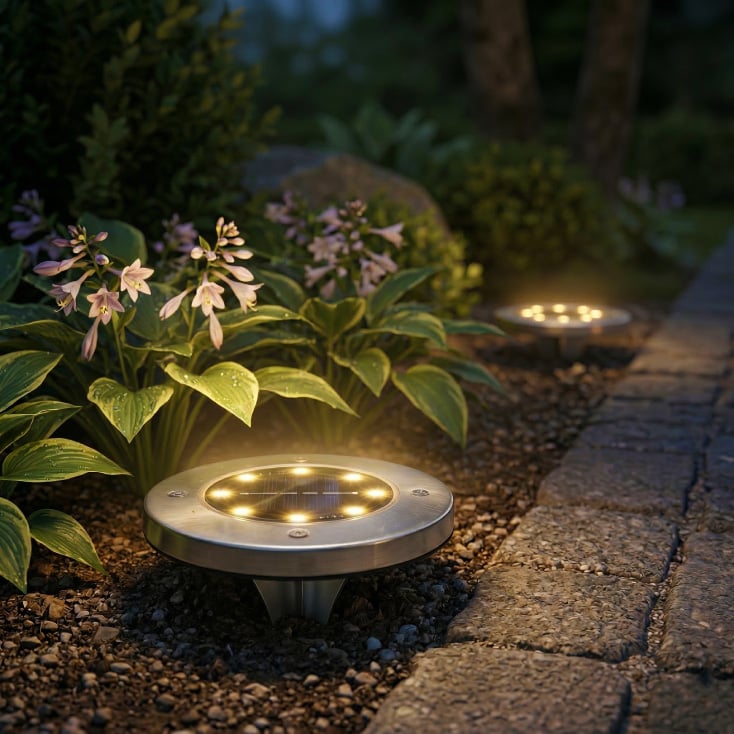 Solarna baštenska lampa - 2 kom.
