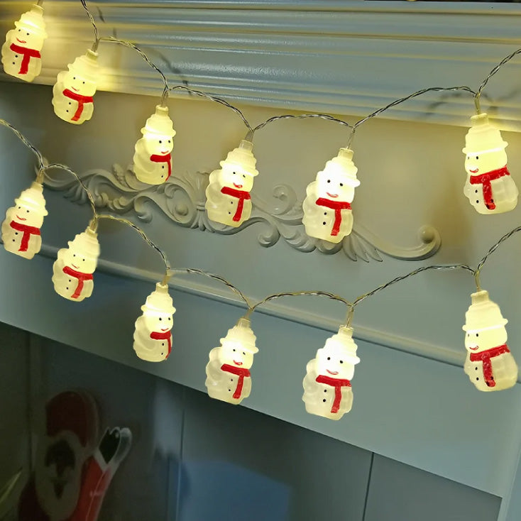 LED svetleći niz "sneško belići" 1.35m