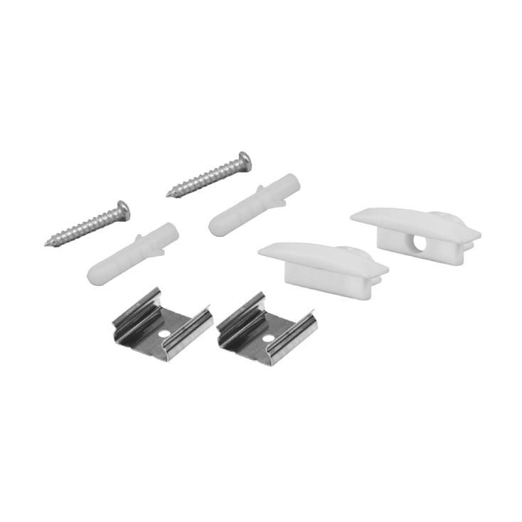 Set aluminijumski profil za LED trake 1m 24.7x7