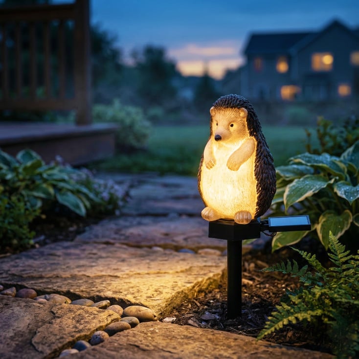 Solarna baštenska lampa "jež"