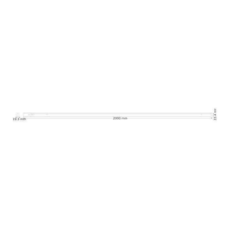OSRAM crna monofazna šina 2m