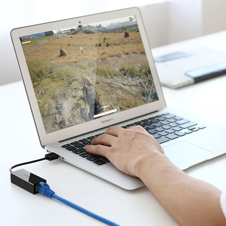 USB 2.0 na RJ45 adapter 10/100Mbps crni