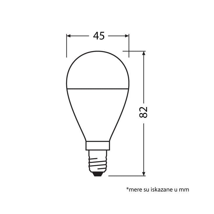 LED sijalica hladno bela 6.5W OSRAM