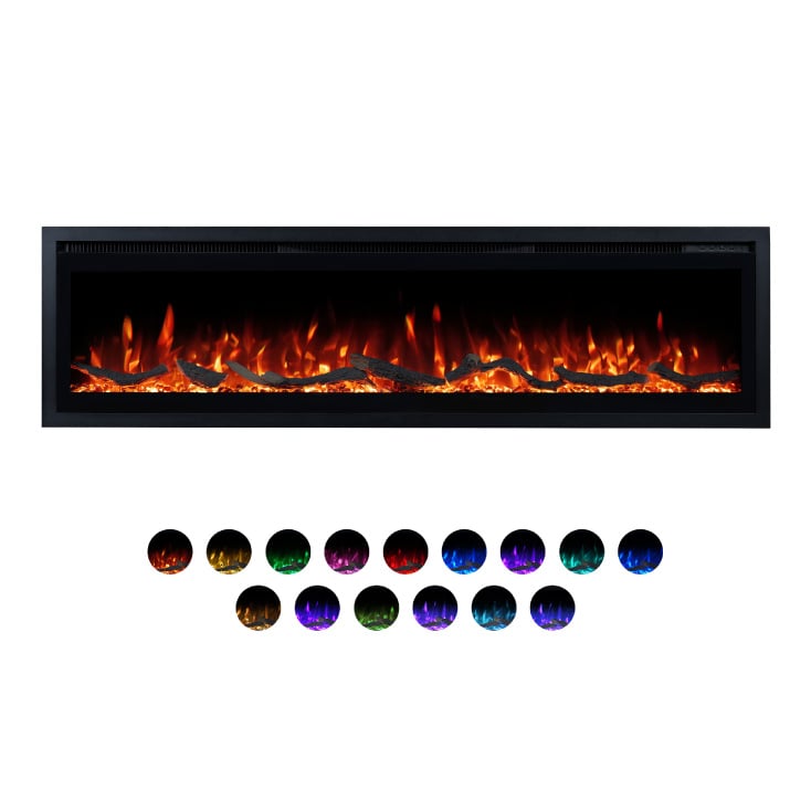 PROSTO smart elekt. 50" 3u1 multikolor kamin 1800W