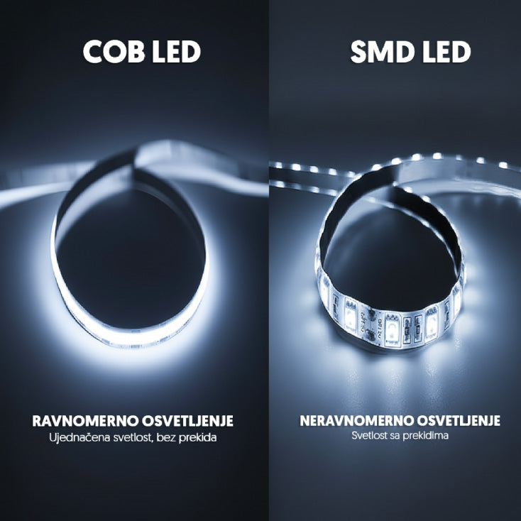 COB LED traka 6500K 320 LED/m IP20