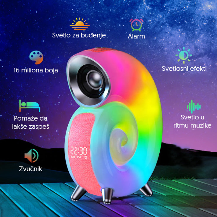 Bluetooth RGB zvučnik crveni