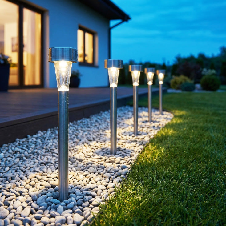 Solarna baštenska lampa 55x395 mm