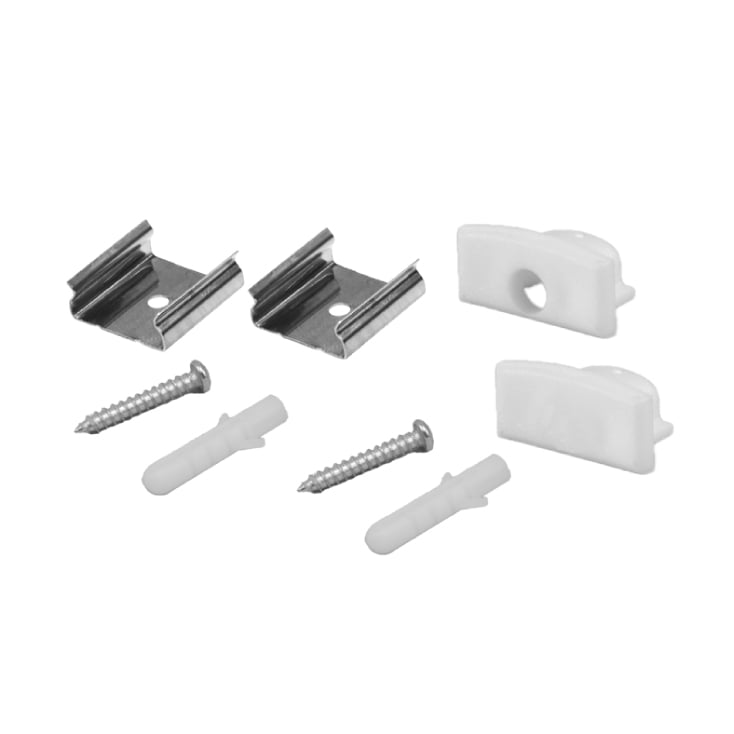 Set aluminijumski profil za LED trake 1m 17.4x7