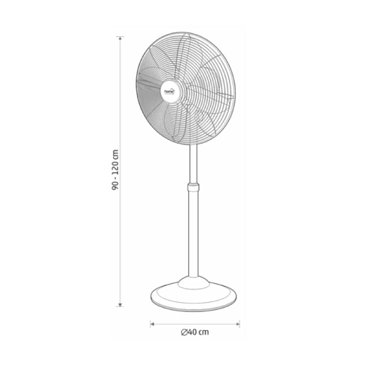 Stojeći ventilator 40cm 50W