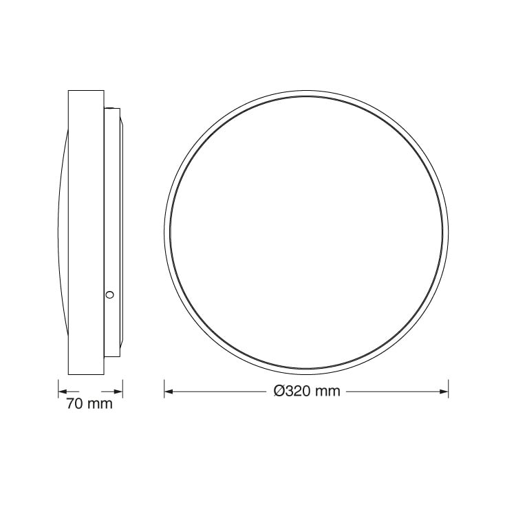 OSRAM LUXO LED plafonjera 18W 4000K IP20