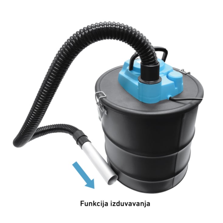 Usisivač za pepeo 1000W 15l