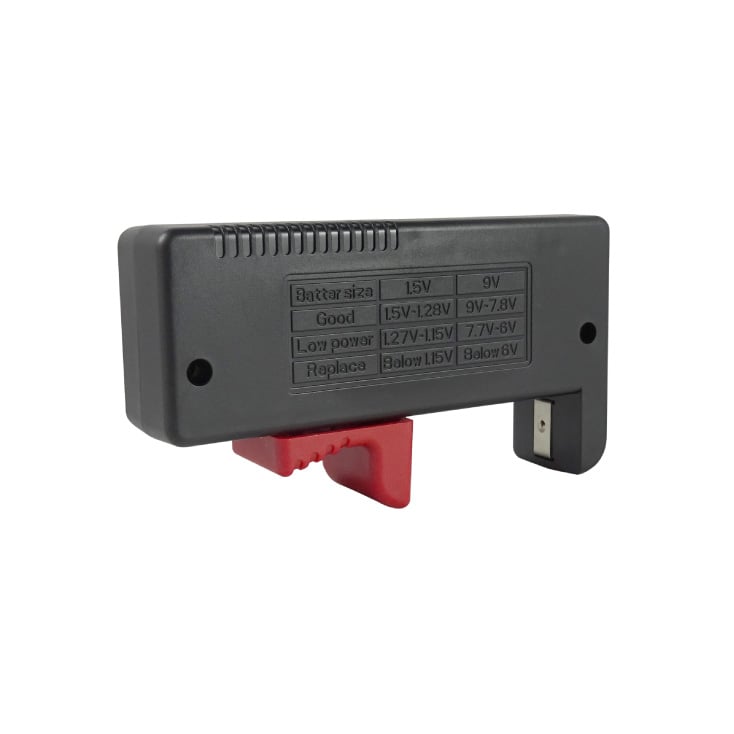 Tester baterija 1.5V(AA,AAA,C,D), 9V, 3.7V Li-Ion
