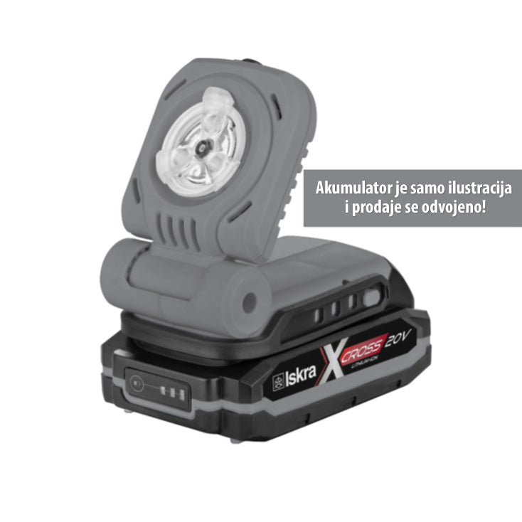 ISKRA X-CROSS akumulatorska radna lampa 3W