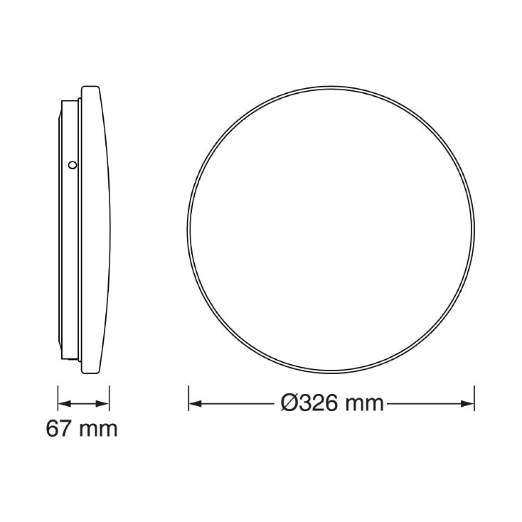 OSRAM LED plafonjera 18W 6500K IP44