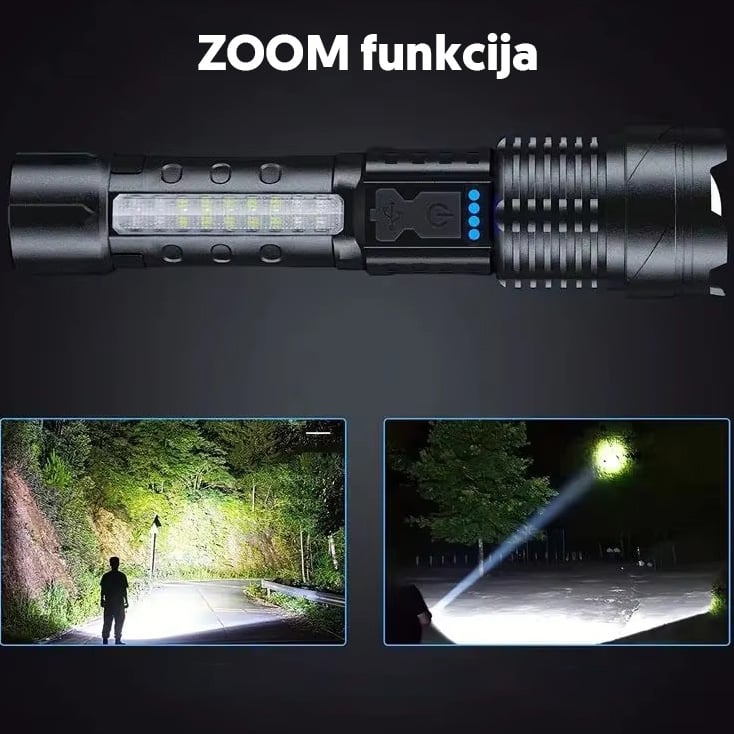 Ručna LED lampa, WHITE LASER LED 800mAh
