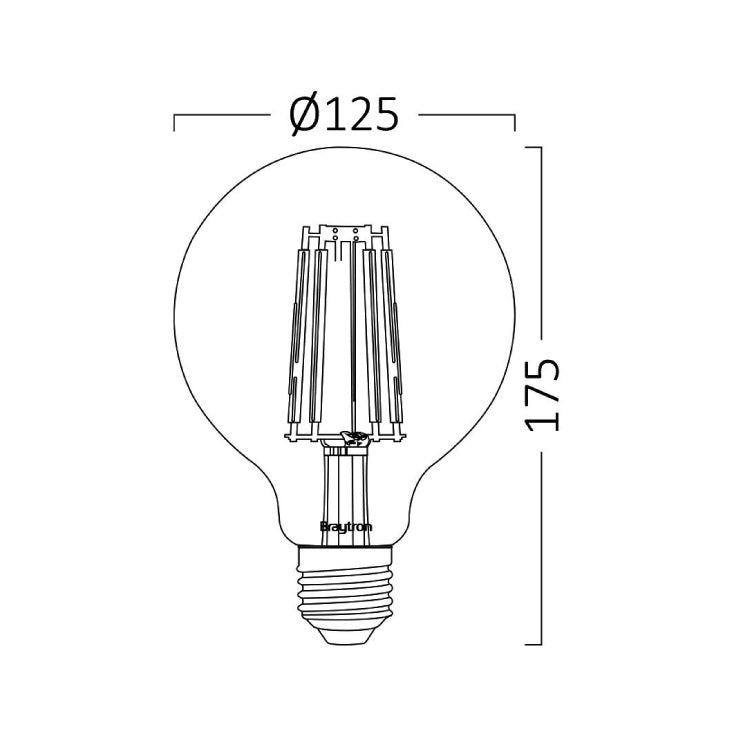 LED filament sijalica 2200K 6W BRAYTRON