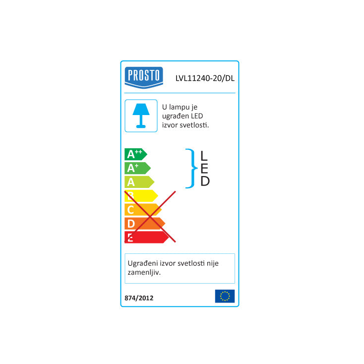 Viseća LED lampa 20W 5000K