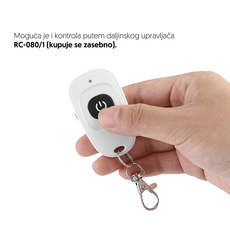 Wi-Fi smart relejni prekidač, 1 izlaz, 230V/30A