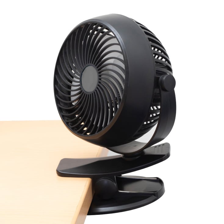 Stoni punjivi ventilator 10cm, sa štipaljkom