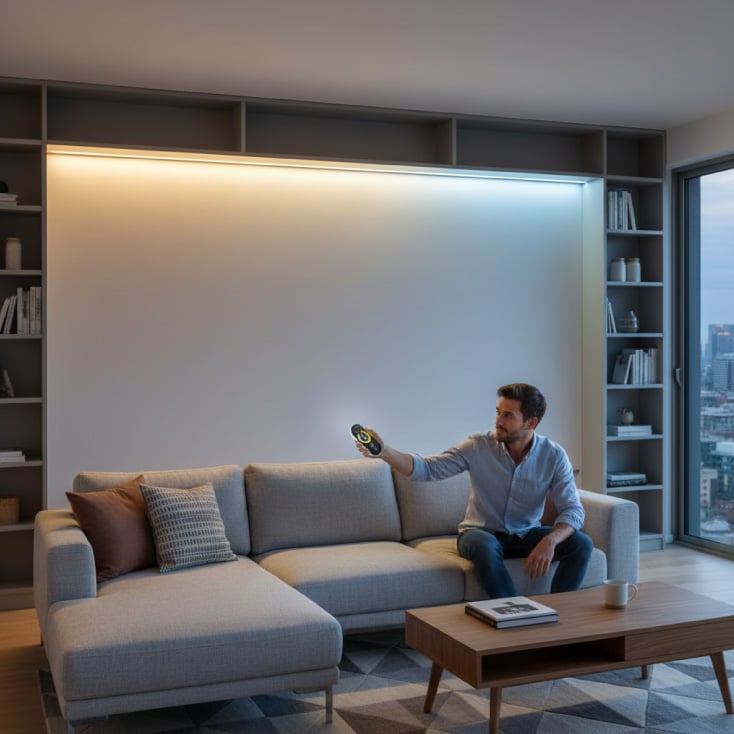 Kontroler za CCT LED trake, touch daljinski 144W
