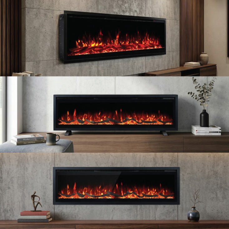 PROSTO smart elekt. 50" 3u1 multikolor kamin 1800W