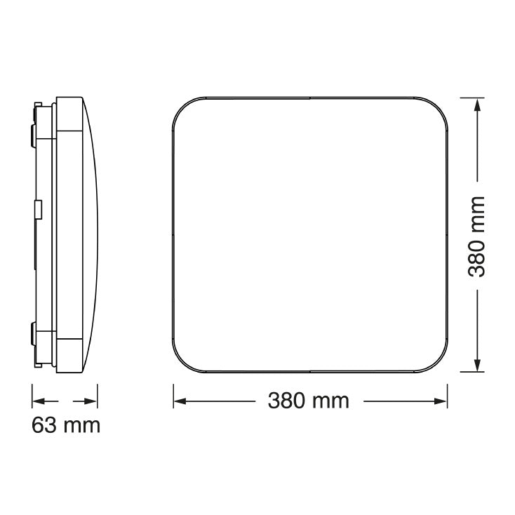 OSRAM LED pravougaona plafonjera 36W 6500K IP20