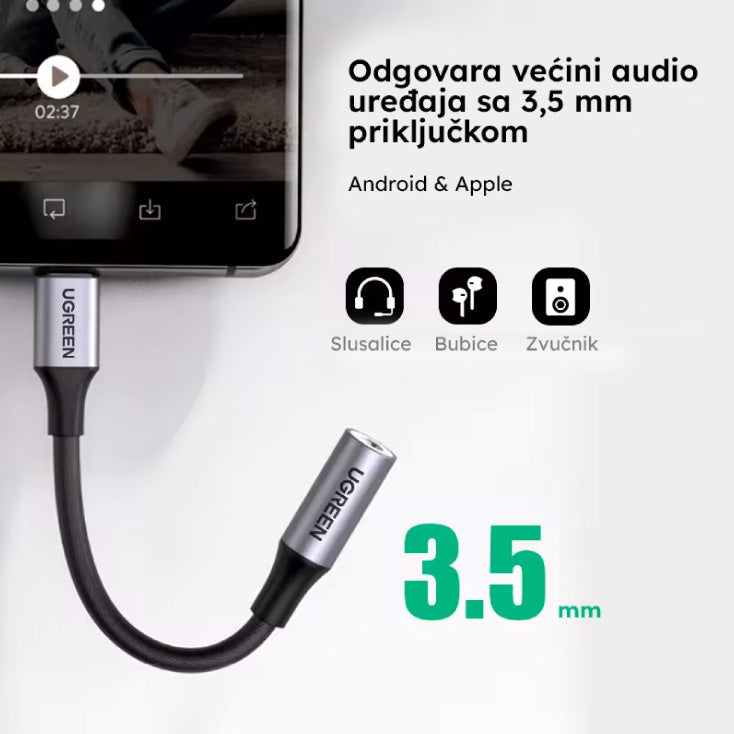 USB-C na 3.5mm adapter