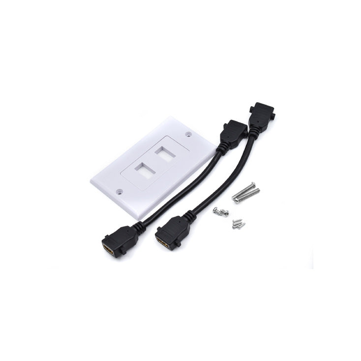 Dupla HDMI utičnica sa 2 HDMI kabla