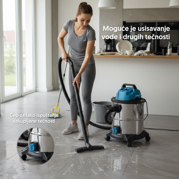 Usisivač za suvo i mokro usisavanje 20l 1400W