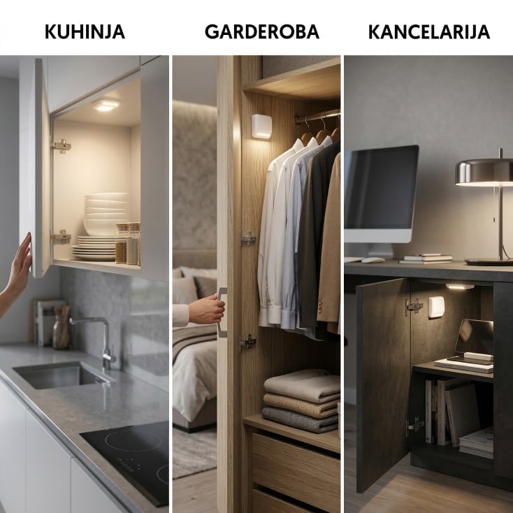 LED lampa za nameštaj, sa senzorom