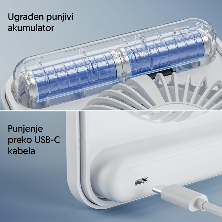 Beli stoni USB mini ventilator sa displejem