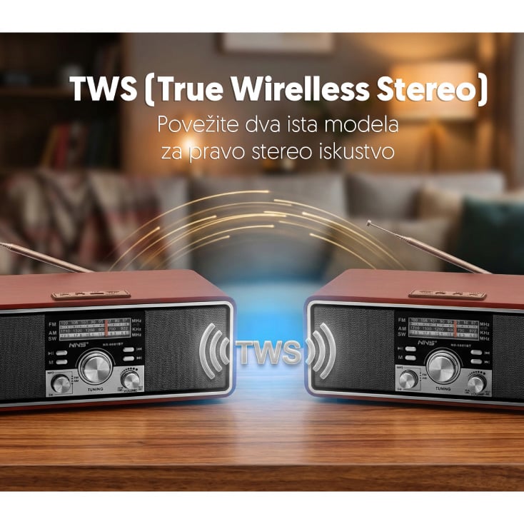 Retro Bluetooth radio 6681BT/B
