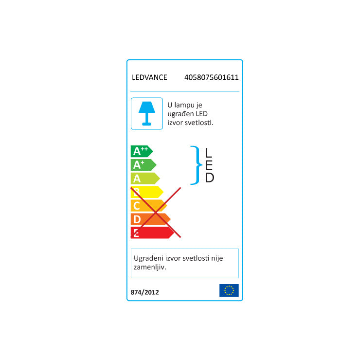 LED nadgradna lampa 120cm 36W 4000K LEDVANCE