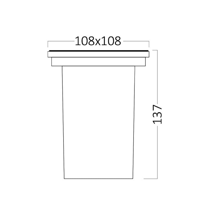 BRAYTRON podna lampa - ugradna 1xGU10