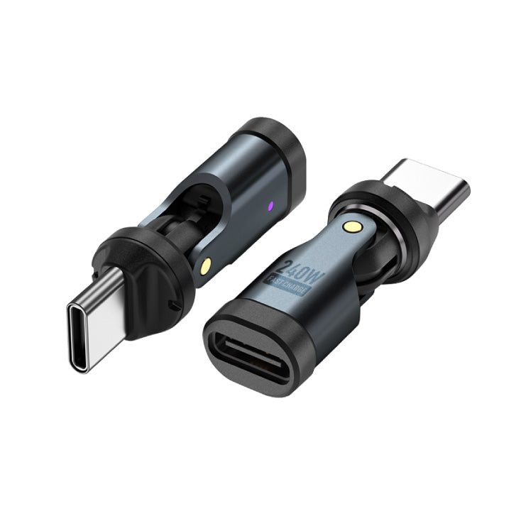 Rotirajuci USB-C adapter, PD240W, 480Gbps