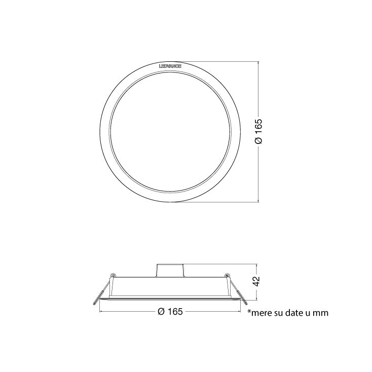 LEDVANCE LED ugradna panel lampa 13W 6500K