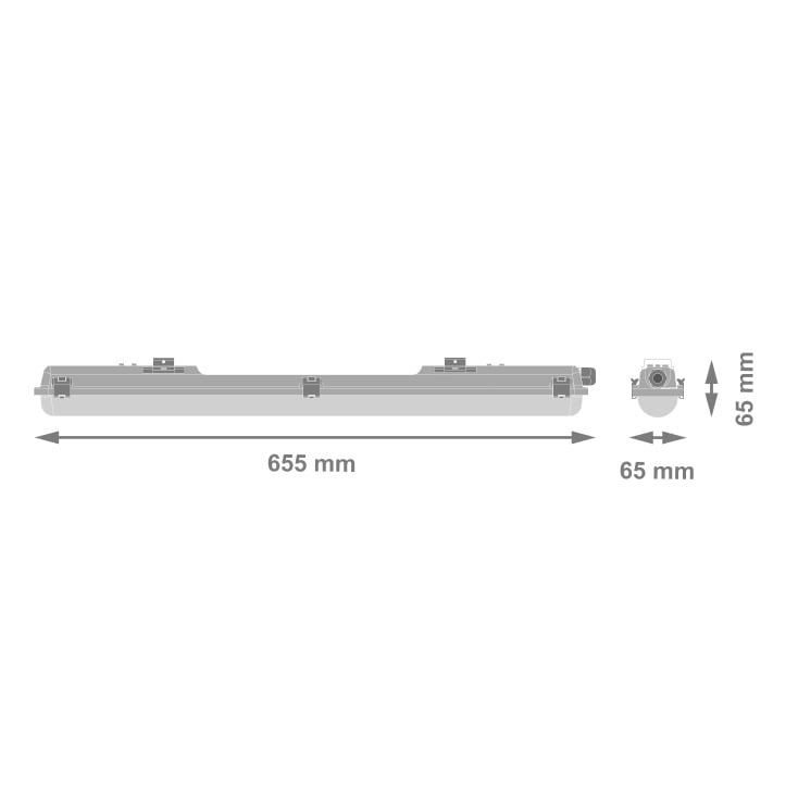 LEDVANCE armatura za LED cev 60cm
