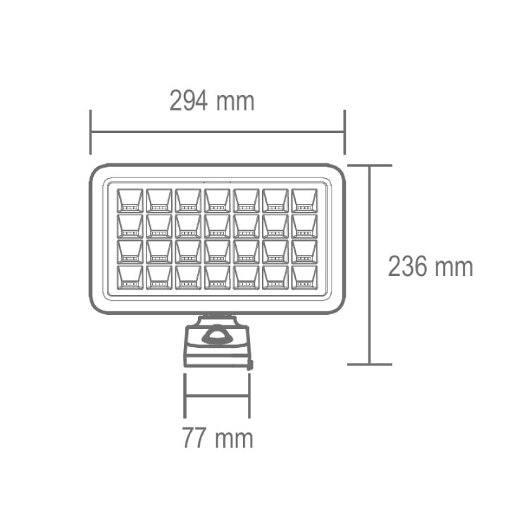 Solarni LED reflektor sa senz. 19W 2000lm